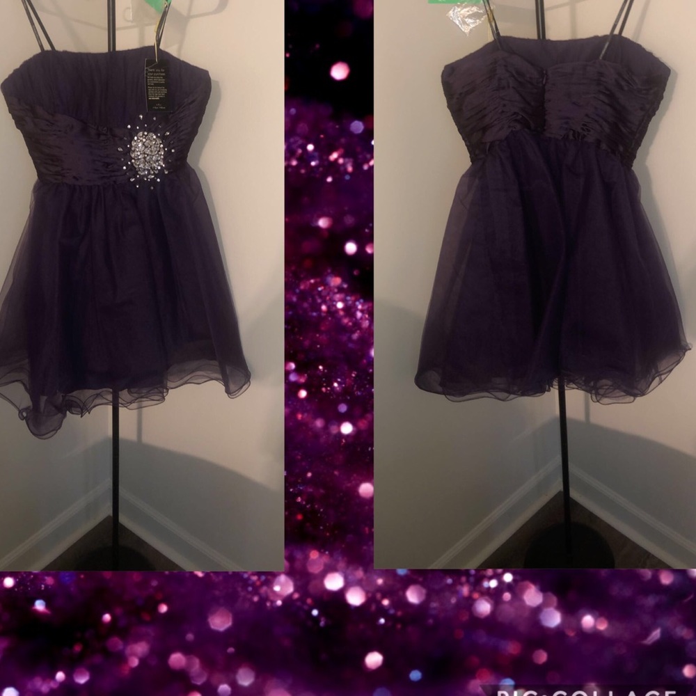 Purple prom dress